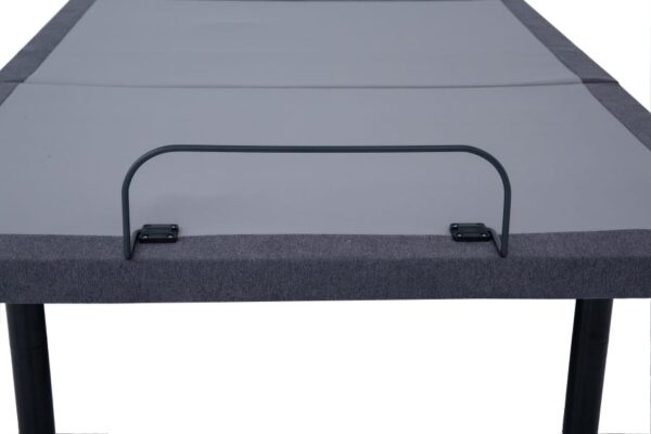 Negan Twin Extra Long Adjustable Bed Base Grey and Black