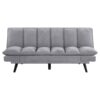 Laredo Upholstered Tufted Convertible Sofa Bed Grey