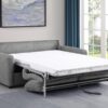 Rylie Upholstered Sofa Sleeper with Queen Mattress Grey