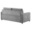 Rylie Upholstered Sofa Sleeper with Queen Mattress Grey
