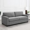Simpson Upholstered Sofa Sleeper with Queen Mattress Grey