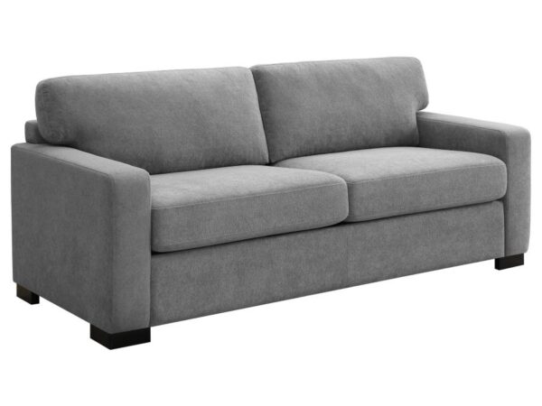 Simpson Upholstered Sofa Sleeper with Queen Mattress Grey