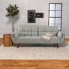 Caufield Upholstered Tufted Convertible Sofa Bed Grey