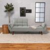 Caufield Upholstered Tufted Convertible Sofa Bed Grey