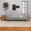 Caufield Upholstered Tufted Convertible Sofa Bed Grey