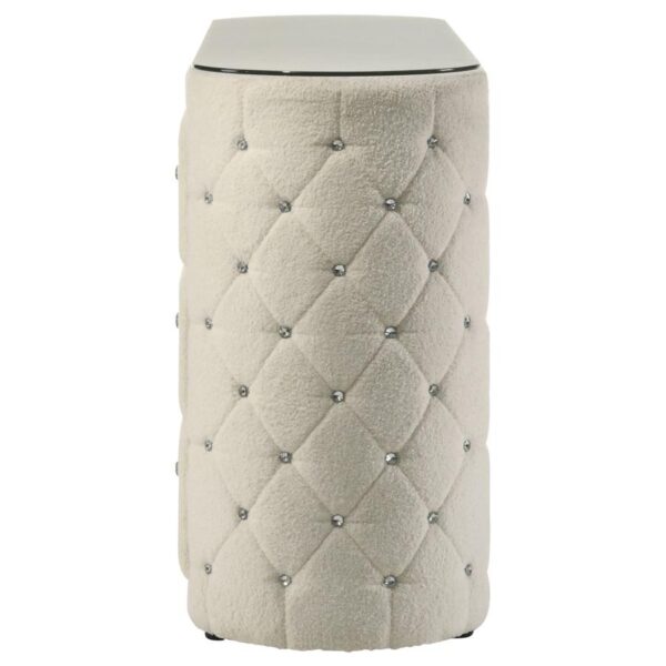 Sonya 6-drawer Upholstered Bedroom Dresser Ivory