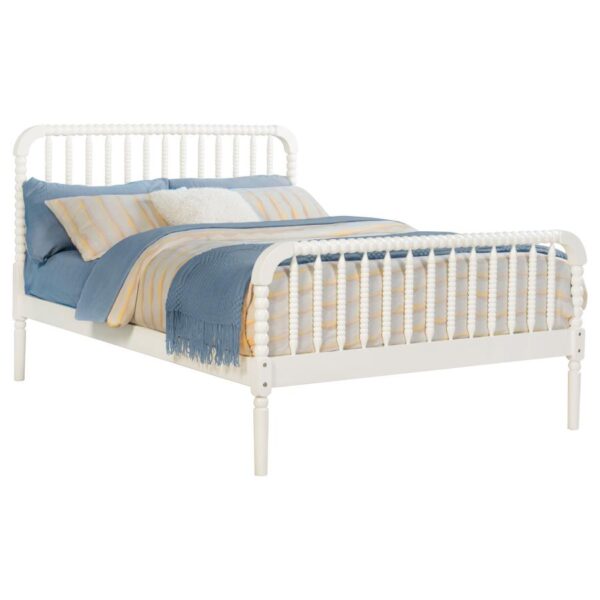 Jones Wood Full Open Frame Bed White