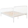 Jones Wood Full Open Frame Bed White