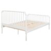 Jones Wood Full Open Frame Bed White