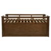 Carlsbad Wood Twin Captains Bed With Trundle Medium Brown