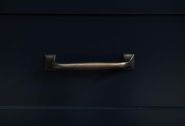 Carlsbad Wood Twin Captains Bed With Trundle Navy Blue