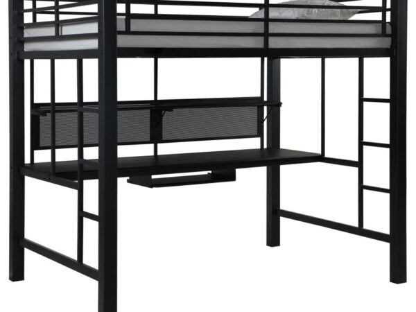 Avalon Full Workstation Loft Bed Black