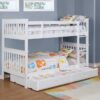 Chapman Wood Twin Over Twin Bunk Bed White