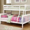 Chapman Wood Twin Over Full Bunk Bed White