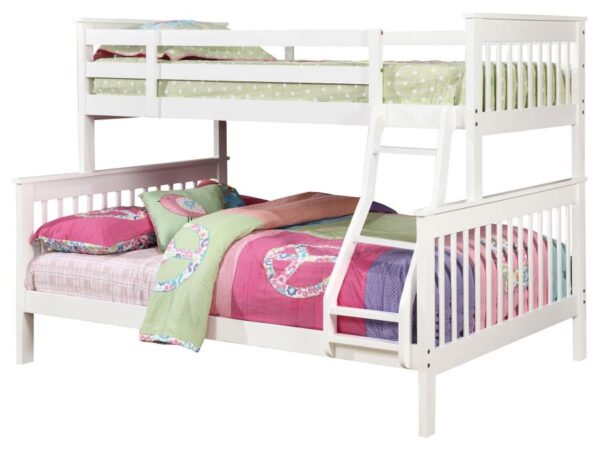 Chapman Wood Twin Over Full Bunk Bed White