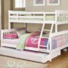 Chapman Wood Twin Over Full Bunk Bed White