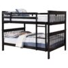 Chapman Wood Full Over Full Bunk Bed Black