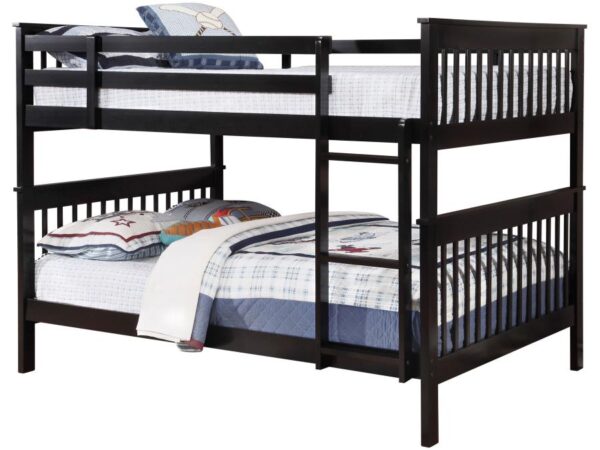 Chapman Wood Full Over Full Bunk Bed Black