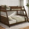 Holden Wood Veneer Twin Over Full Bunk Bed Walnut