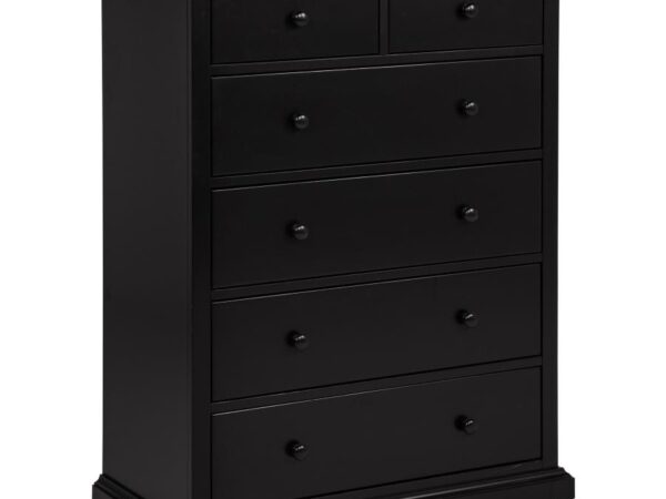 Sumerlin 6-drawer Bedroom Chest of Drawers Black