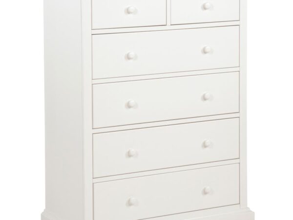 Sumerlin 6-drawer Bedroom Chest of Drawers White