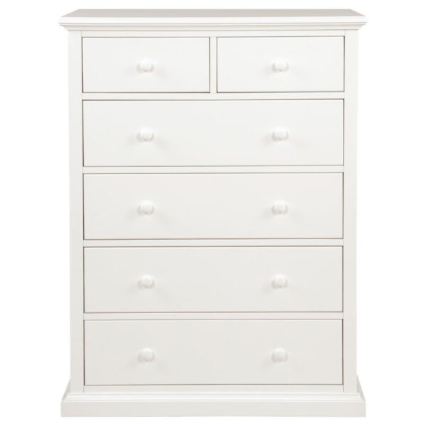 Sumerlin 6-drawer Bedroom Chest of Drawers White