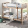 Dakota Wood Twin Over Twin Bunk Bed Natural