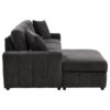 Pastrana Upholstered Sleeper Sectional Sofa LAF Chaise Grey
