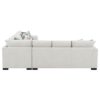 Ashford Chenille Upholstered Sleeper Sectional Sofa Greige