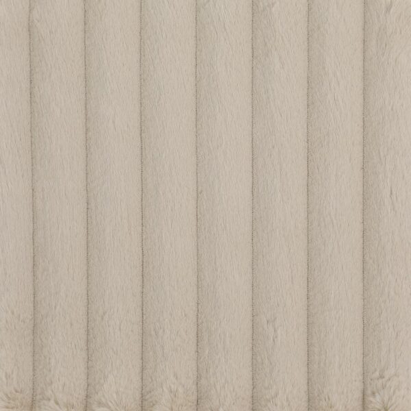 Ellorie Upholstered Channel Back Curved Loveseat Beige