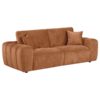 Burnett 3-piece Chenille Upholstered Sofa Set Burnt Orange