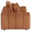 Burnett Chenille Upholstered Wide Arm Loveseat Burnt Orange