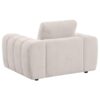 Burnett 3-piece Chenille Upholstered Sofa Set Ivory