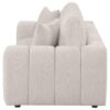 Burnett Chenille Upholstered Wide Arm Sofa Ivory