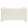 Chaviano Upholstered Track Arm Loveseat Pearl White