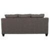 Salizar Upholstered Flared Arm Sofa Charcoal Grey