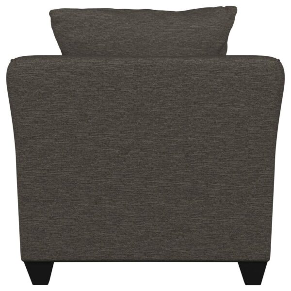 Salizar Upholstered Flared Arm Accent Chair Charcoal Grey