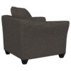 Salizar Upholstered Flared Arm Accent Chair Charcoal Grey