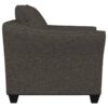 Salizar Upholstered Flared Arm Accent Chair Charcoal Grey