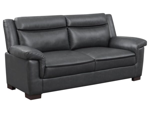 Arabella Upholstered Padded Arm Sofa Grey