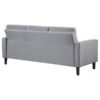 Bowen Upholstered Track Arm Tufted Sofa Grey