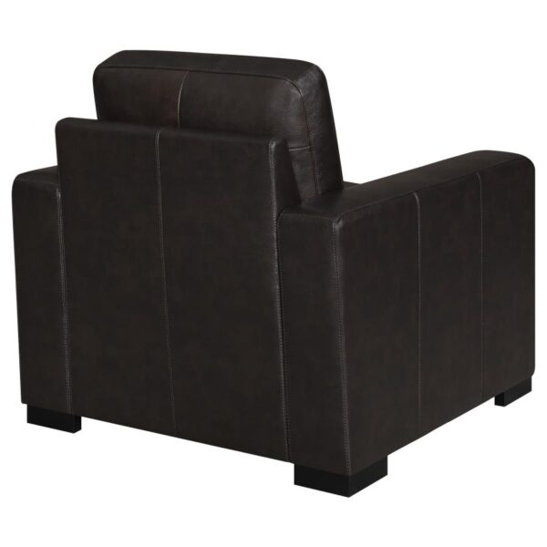Boardmead Upholstered Track Arm Accent Chair Dark Brown