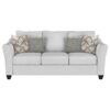 Salizar 3-piece Upholstered Flared Arm Sofa Set Sand
