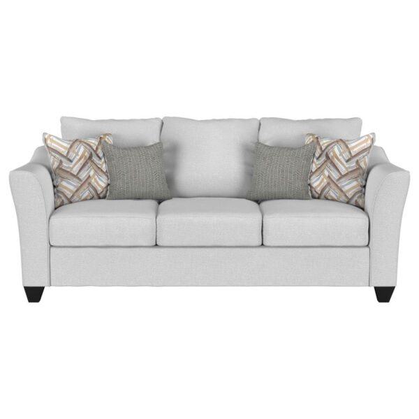 Salizar 3-piece Upholstered Flared Arm Sofa Set Sand