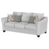 Salizar Upholstered Flared Arm Sofa Sand