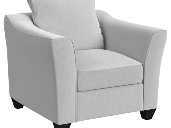 Salizar Upholstered Flared Arm Accent Chair Sand