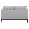 Apperson Upholstered Track Arm Loveseat Light Grey
