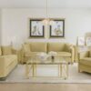 Corliss 3-piece Velvet Upholstered Sofa Set Camel