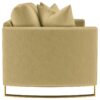 Corliss Upholstered Curved Track Arm Loveseat Camel