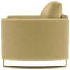 Corliss Upholstered Curved Track Arm Chair Camel